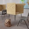 Flash Furniture 53.5 H, 35.75 W X Laminate, Melamine, Steel, Oak MT-M6221-SGLSC-OAK-GG - alternate 1